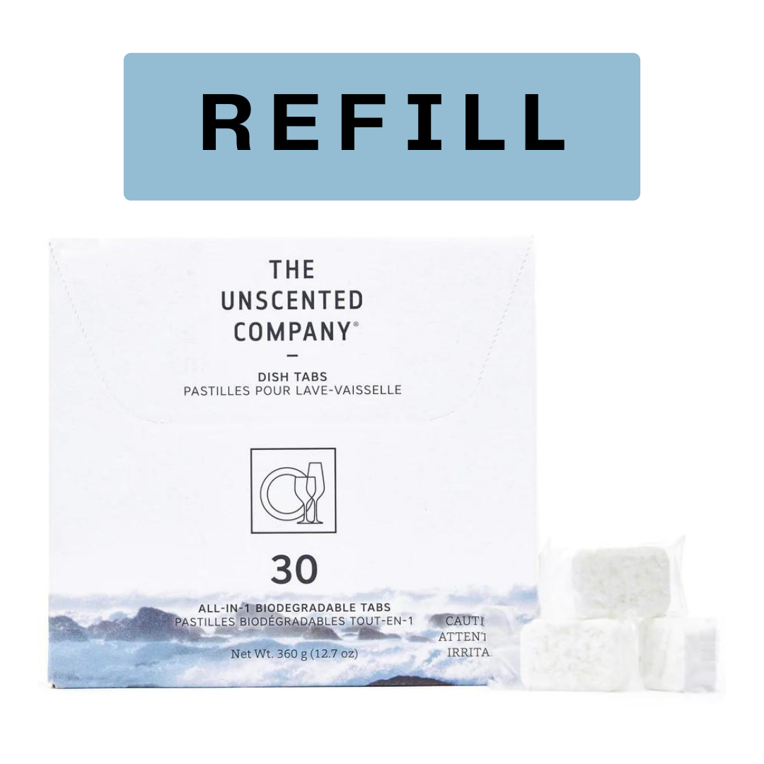 Dishwasher Tabs Refill by the Unscented Company: 30 loads