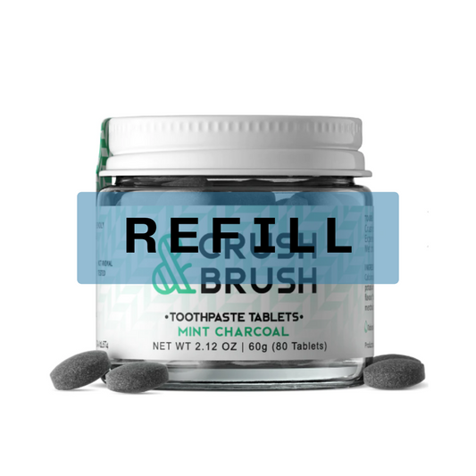 Crush & Brush Dental Tablets refill by Nelson Naturals: 60g