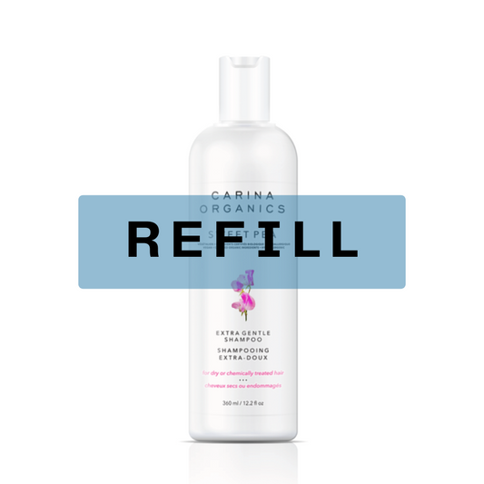 Extra Gentle Sweet Pea Shampoo Refill by Carina Organics: 500ml