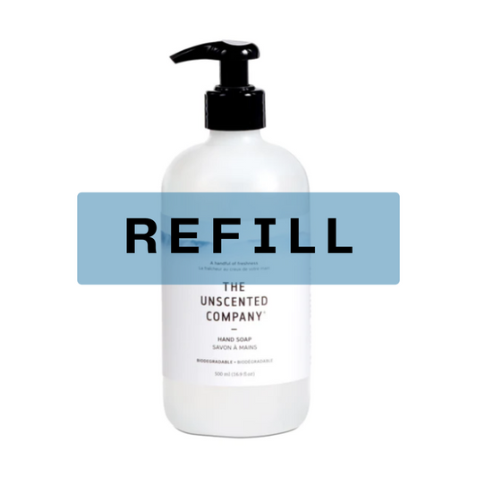 Hand Soap refill by the Unscented Company: 500ml