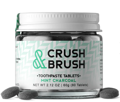 Crush & Brush Dental Tablets by Nelson Naturals